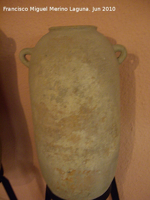 Oppidum Puente Tablas - Oppidum Puente Tablas. nfora pithoi ibrica siglos V-IV a.C. Museo Provincial de Jan