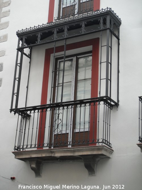 Palacio de los Condes de Corbull - Palacio de los Condes de Corbull. Balcn cerrado