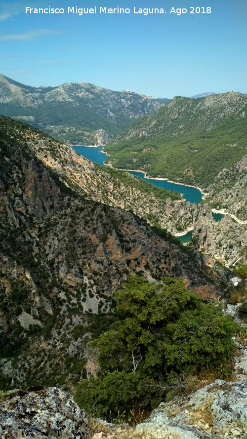 Pantano del Quiebrajano - Pantano del Quiebrajano. Desde la Piedra del Palo