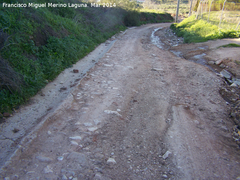 Calzada de la Sierra - Calzada de la Sierra. Restos del empedrado