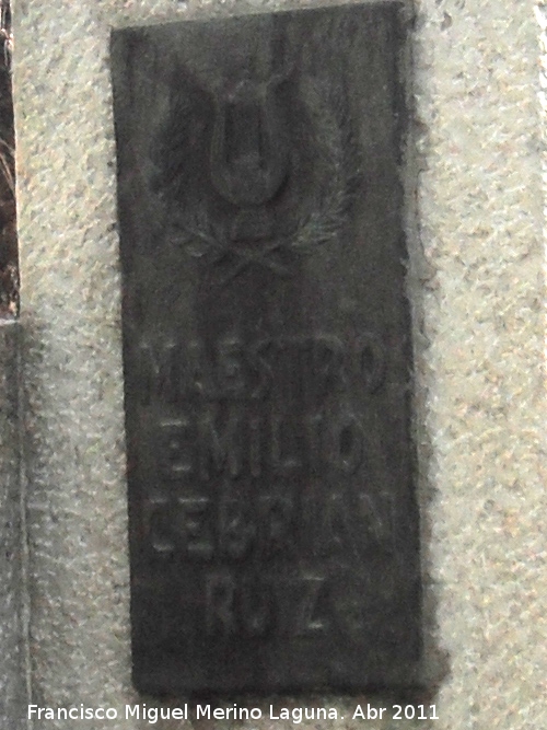 Monumento a Emilio Cebrin - Monumento a Emilio Cebrin. 