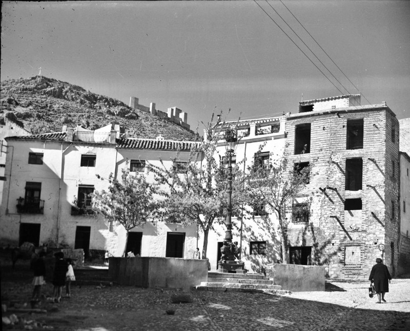 Plaza de San Agustn - Plaza de San Agustn. Foto antigua. Archivo IEG