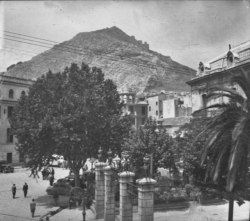 Plaza de San Francisco - Plaza de San Francisco. Foto antigua. Archivo IEG