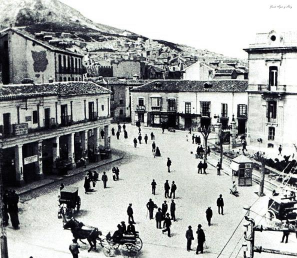 Plaza de San Francisco - Plaza de San Francisco. Foto antigua