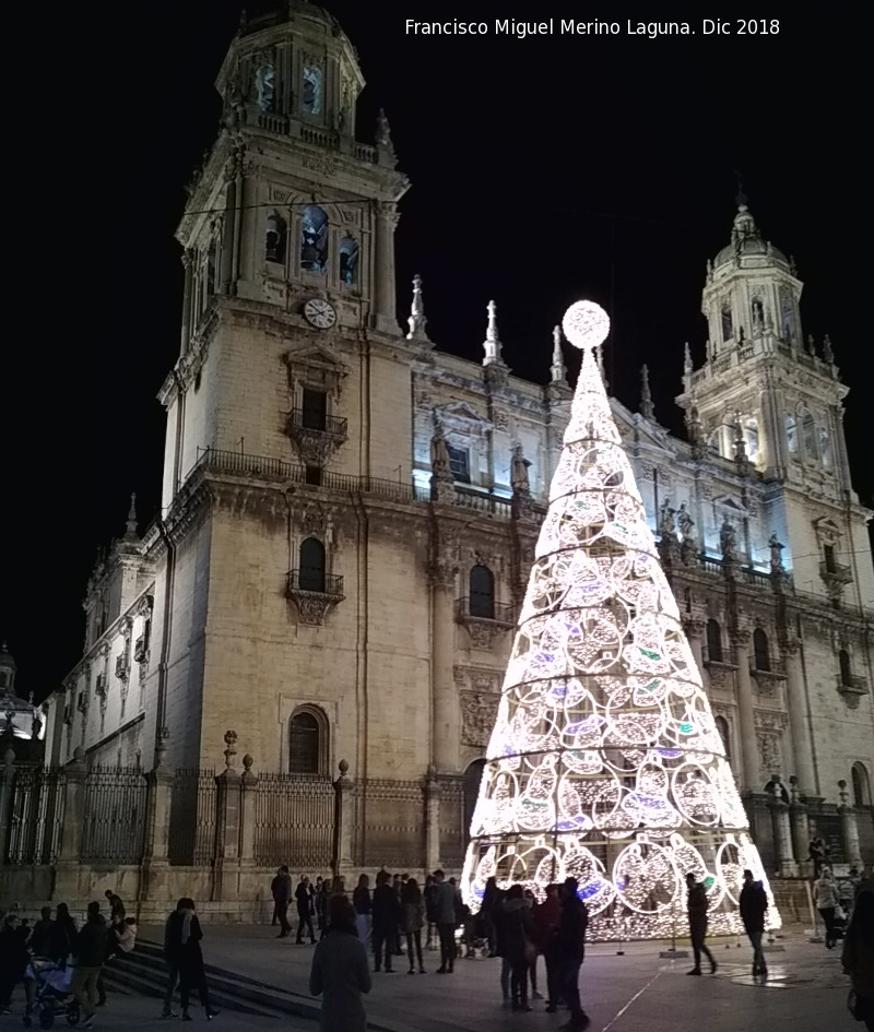 Plaza de Santa Mara - Plaza de Santa Mara. Iluminacin navidea