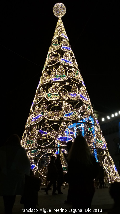 Plaza de Santa Mara - Plaza de Santa Mara. Iluminacin navidea