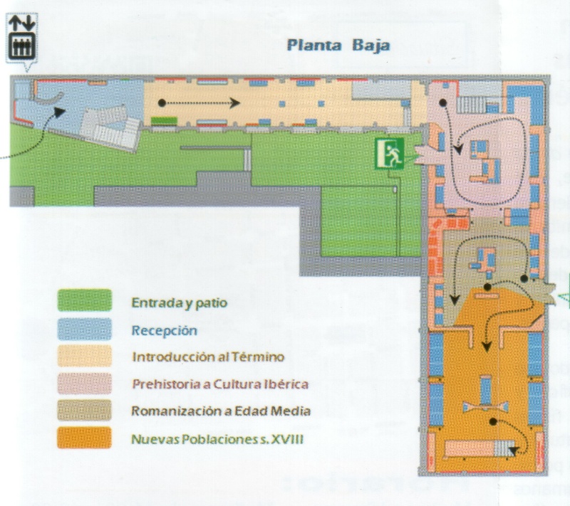 Museo Arqueolgico de La Carolina - Museo Arqueolgico de La Carolina. Plano planta baja