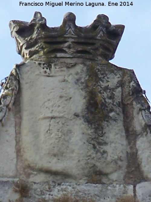 Fuente de la Magdalena - Fuente de la Magdalena. Escudo