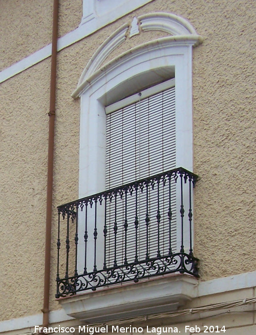 Casa de la Calle Sagasta n 8 - Casa de la Calle Sagasta n 8. Balcn