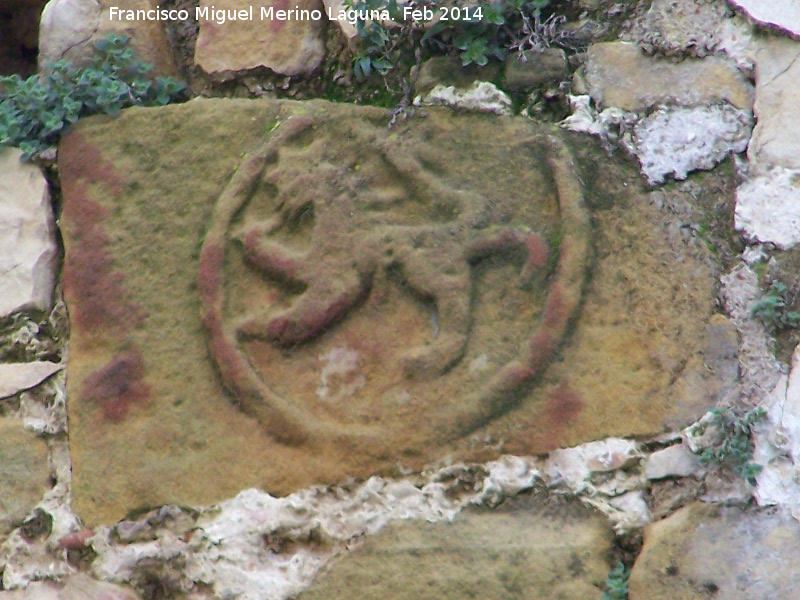 Escudos de la Muralla - Escudos de la Muralla. Escudo de Len del lienzo de muralla