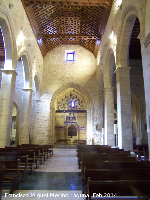 Colegiata de Santa Mara de los Reales Alczares. Interior - Colegiata de Santa Mara de los Reales Alczares. Interior. Nave Central