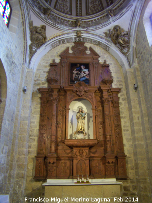 Colegiata de Santa Mara de los Reales Alczares. Capilla de los Sabater - Colegiata de Santa Mara de los Reales Alczares. Capilla de los Sabater. Retablo