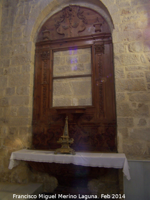 Colegiata de Santa Mara de los Reales Alczares. Capilla de los Sabater - Colegiata de Santa Mara de los Reales Alczares. Capilla de los Sabater. Retablo lateral