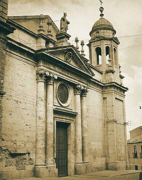 Baslica de San Ildefonso - Baslica de San Ildefonso. Foto antigua