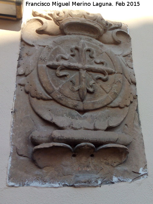 Casa de la Calle Jurado Gmez n 1 - Casa de la Calle Jurado Gmez n 1. Escudo derecho