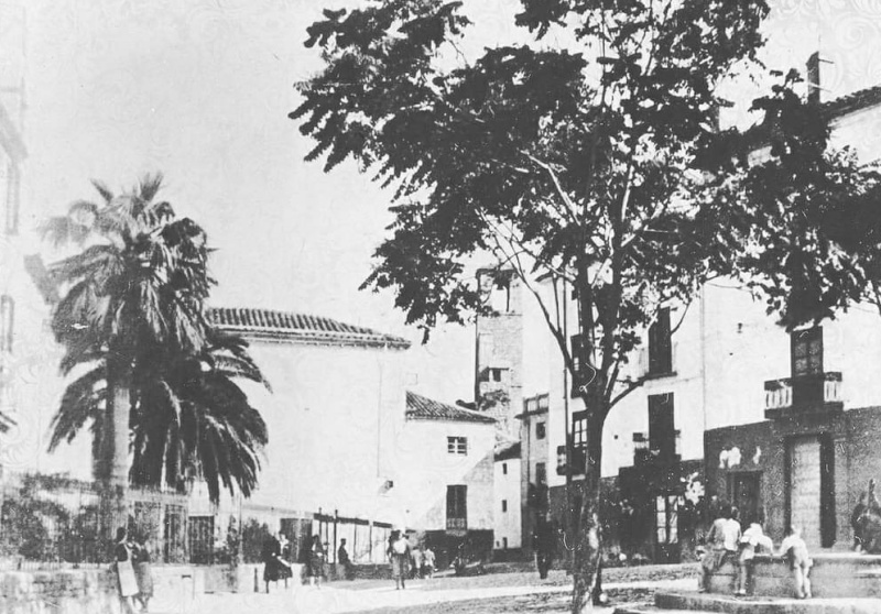 Palacio de Villardompardo - Palacio de Villardompardo. Foto antigua