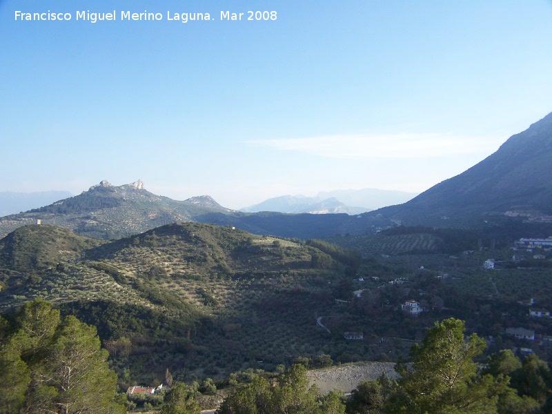 Cordel del Collado de la Yedra - Cordel del Collado de la Yedra. Vistas de las Peas de Castro