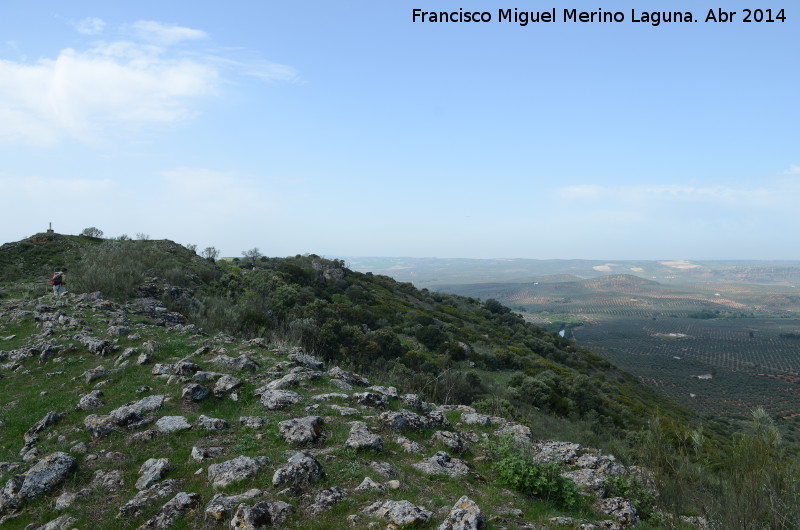 Oppidum de Giribaile. Muralla Norte - Oppidum de Giribaile. Muralla Norte. 