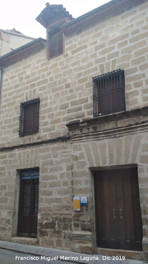 Casa de la Calle Conde Mejorada n 8 - Casa de la Calle Conde Mejorada n 8. Fachada