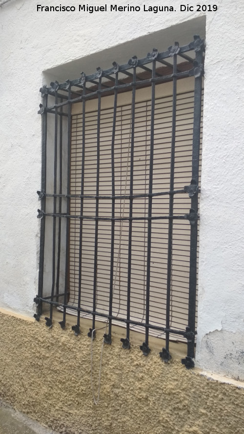 Casa de la Calle Doctor Ojeda n 38 - Casa de la Calle Doctor Ojeda n 38. Reja de rosetas