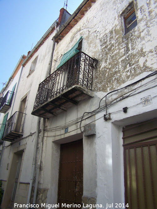 Casa de la Calle Ceperos n 25 - Casa de la Calle Ceperos n 25. Fachada