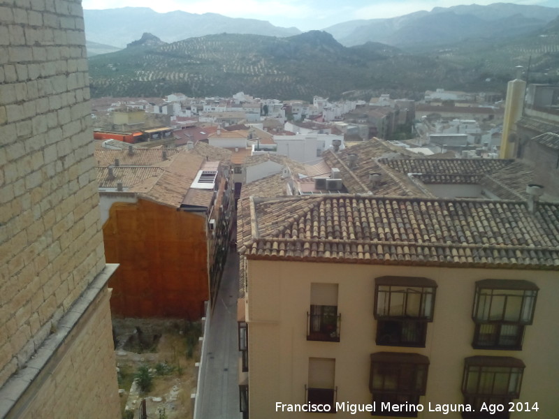 Catedral de Jan. Balcn de Vandelvira - Catedral de Jan. Balcn de Vandelvira. Vistas al Arrabal de las Monjas