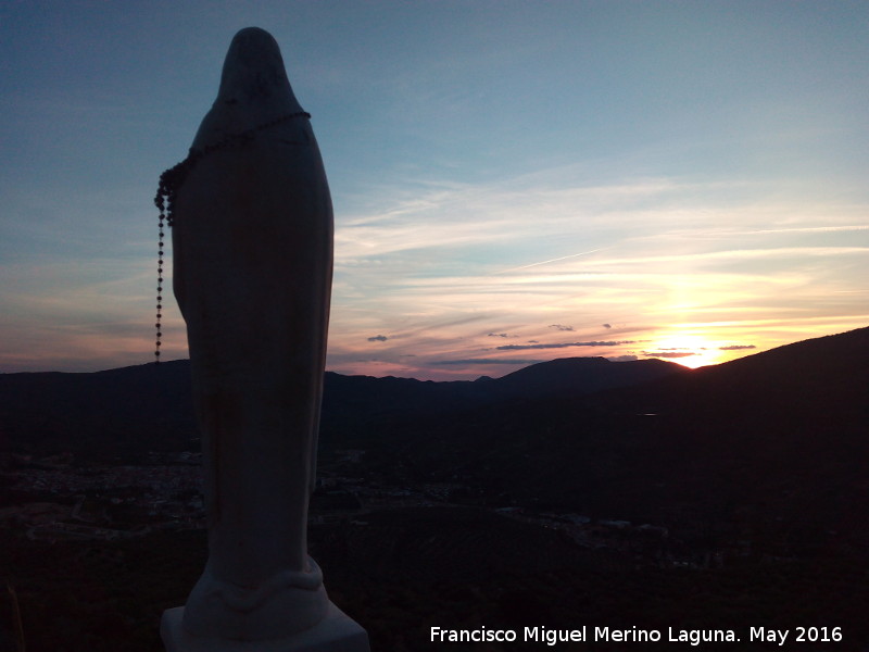 Virgen del Contadero - Virgen del Contadero. Anocheciendo