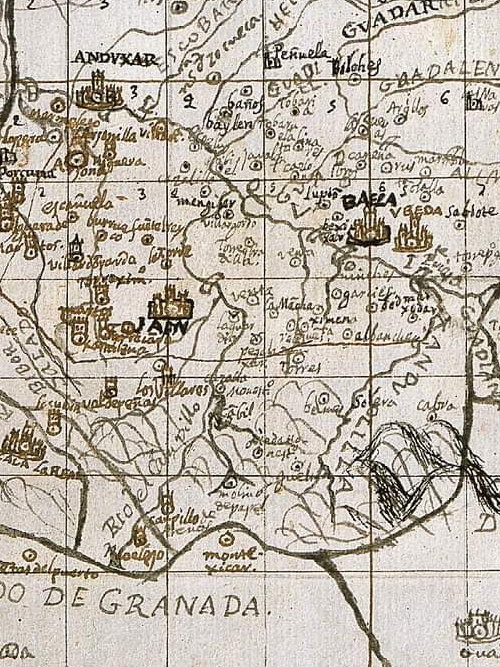 Historia de Jimena - Historia de Jimena. Mapa de 1641