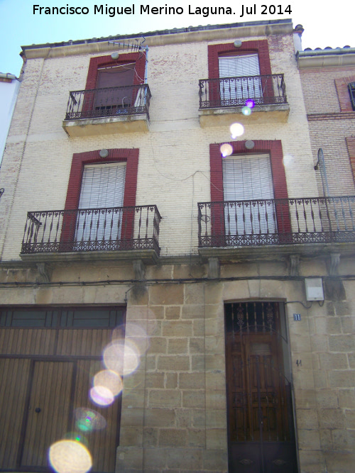 Casa de la Calle Vera Cruz n 11 - Casa de la Calle Vera Cruz n 11. Fachada