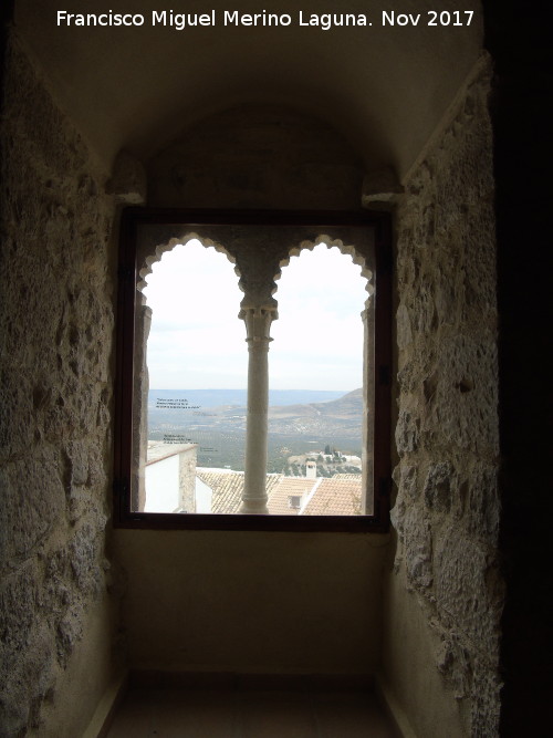 Castillo de Jimena - Castillo de Jimena. Ventana geminada