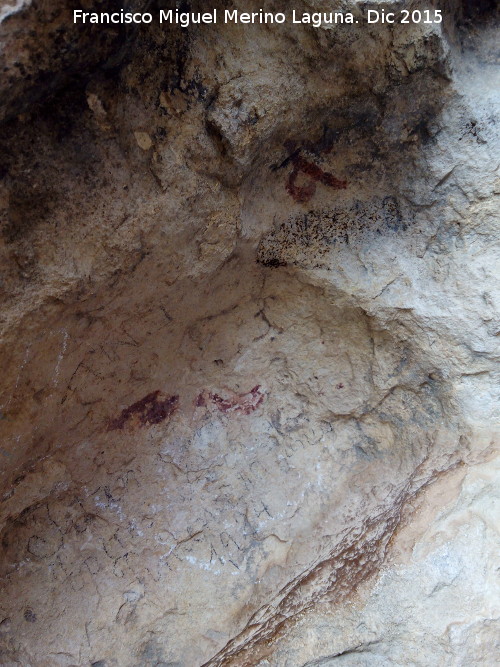 Pinturas rupestres de la Cueva de la Graja-Grupo IV - Pinturas rupestres de la Cueva de la Graja-Grupo IV. Panel