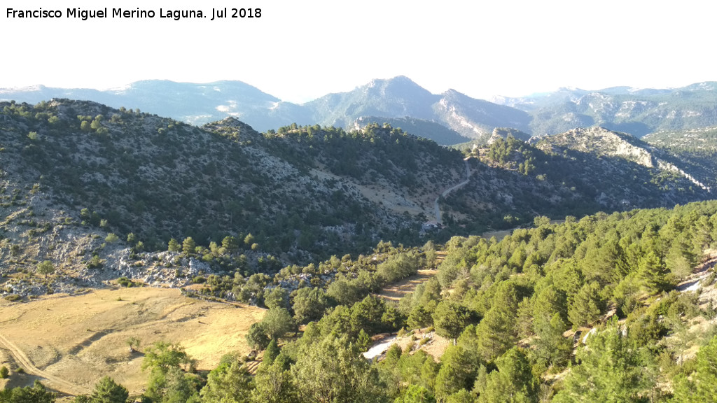 Lancha de la Escalera - Lancha de la Escalera. Vistas hacia La Traviesa