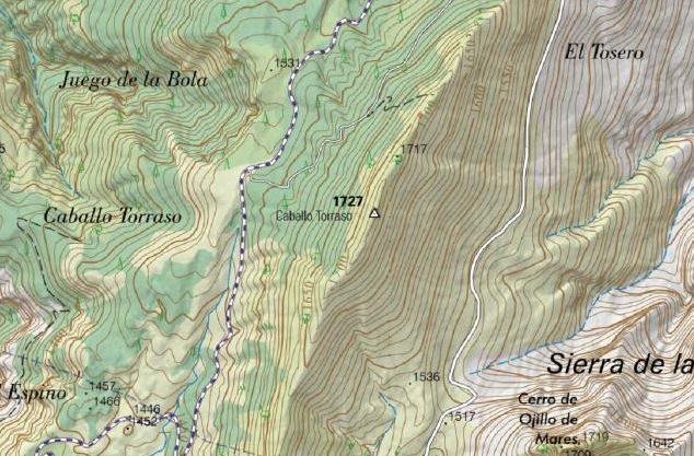 Caballo Torraso - Caballo Torraso. Mapa