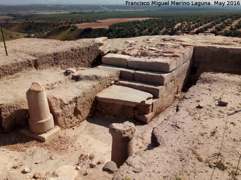 Cstulo. Torren Alba - Cstulo. Torren Alba. Templo en su azotea