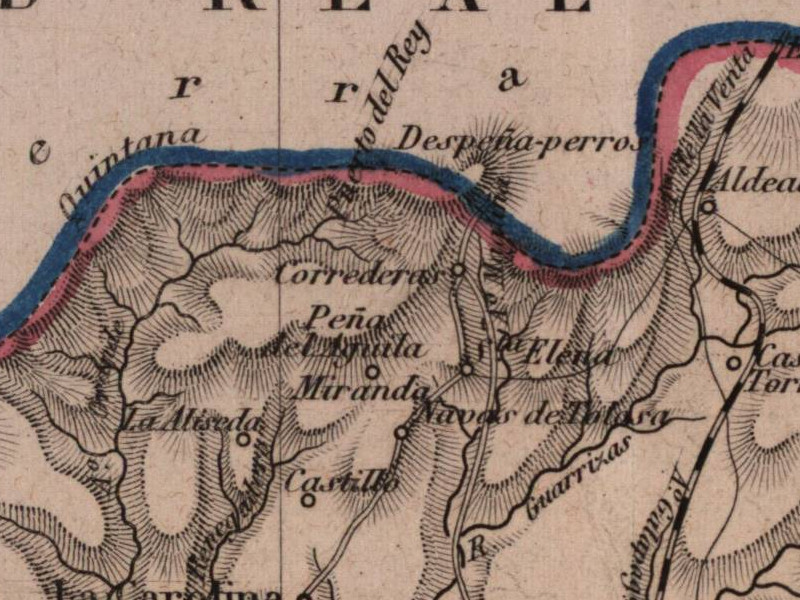 Aldea Navas de Tolosa - Aldea Navas de Tolosa. Mapa 1862