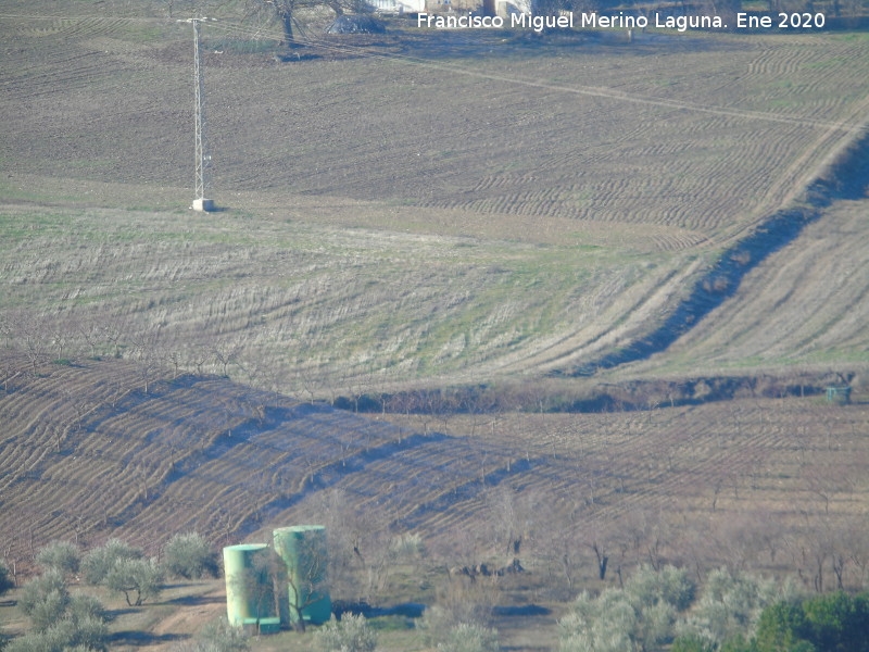 Yacimiento Cortijo de Villar Alto - Yacimiento Cortijo de Villar Alto. Desde el Cerro de la Gineta