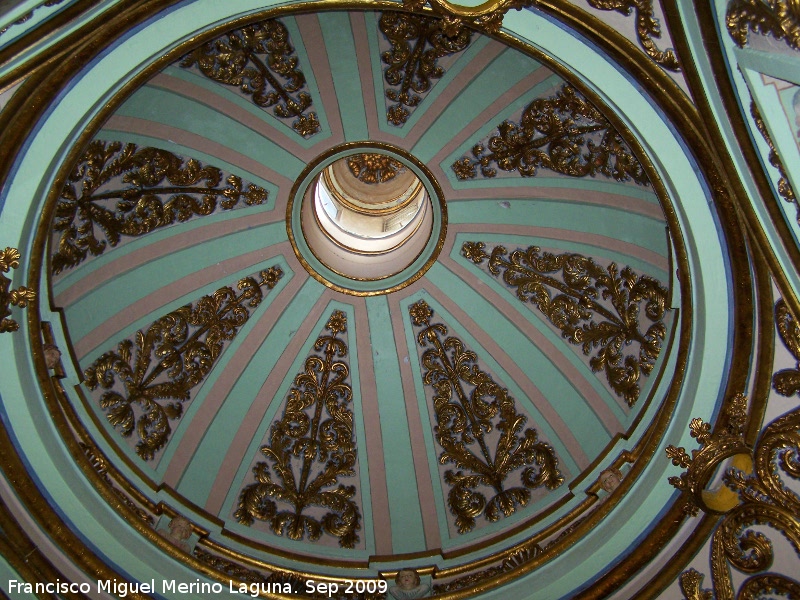 Santuario de Linarejos - Santuario de Linarejos. Cpula del camarn