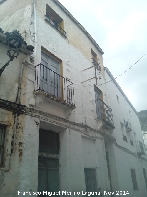 Casa de la Calle Wenceslao de la Cruz n 26 - Casa de la Calle Wenceslao de la Cruz n 26. Fachada