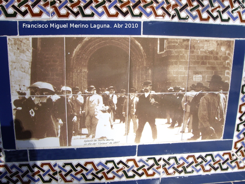 Baslica de Santa Mara la Mayor - Baslica de Santa Mara la Mayor. Da del Corpus. 1897