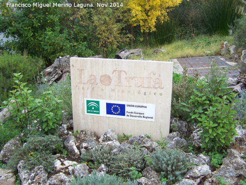Jardn Micolgico La Trufa - Jardn Micolgico La Trufa. Cartel