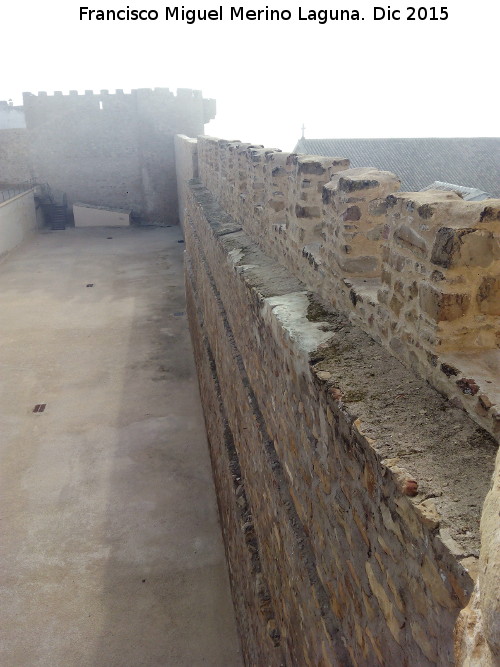 Castillo de Lopera - Castillo de Lopera. Muralla sur