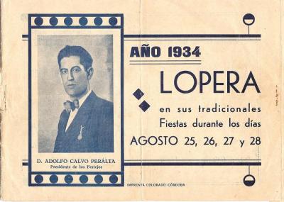 Feria de los Cristos - Feria de los Cristos. Programa de 1934