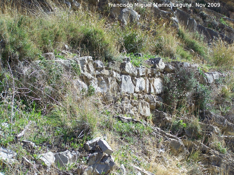 Molino del Romano - Molino del Romano. Restos de la acequia que llevaba el agua al molino