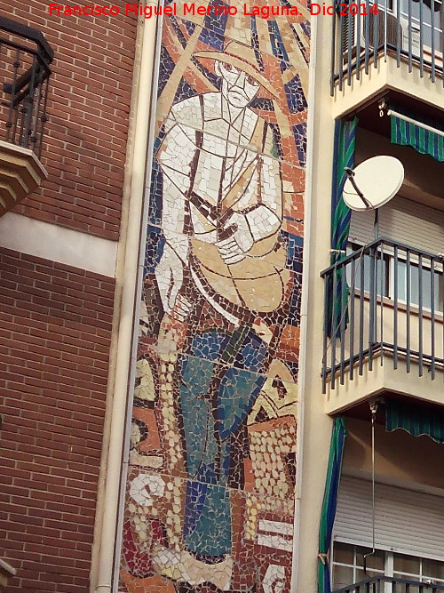 Edificio de la Avenida Prncipe Felipe n 42 - Edificio de la Avenida Prncipe Felipe n 42. Mosaico