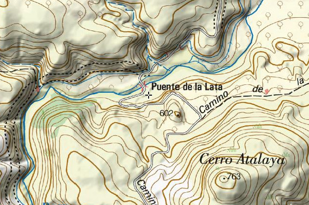 Puente de la Lata - Puente de la Lata. Mapa