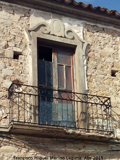 Casa de los Perales - Casa de los Perales. Balcn