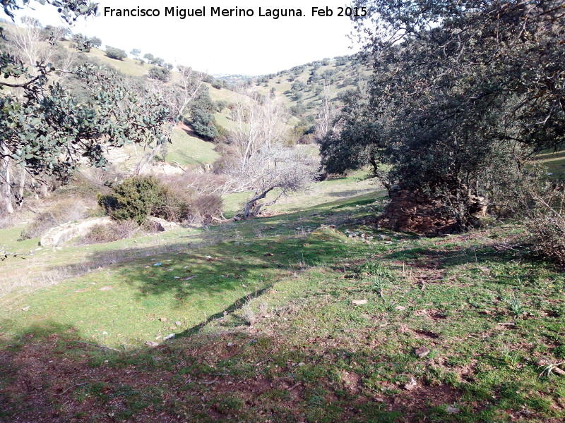 Cortijo de las Piletas - Cortijo de las Piletas. Estanque y cortijo