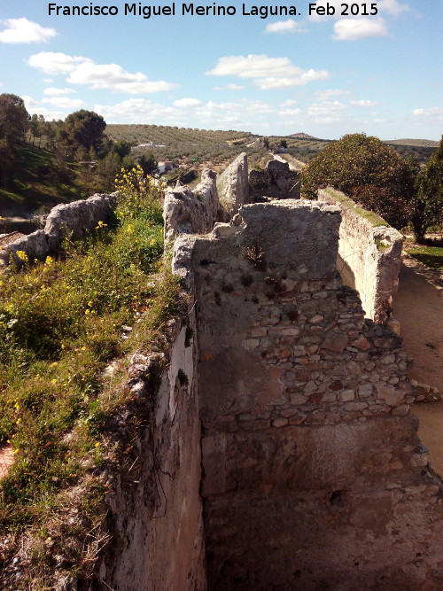 Castillo de Torredonjimeno. Murallas - Castillo de Torredonjimeno. Murallas. 