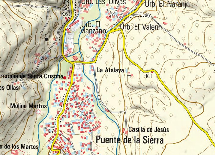 Casera de la Atalaya - Casera de la Atalaya. Mapa