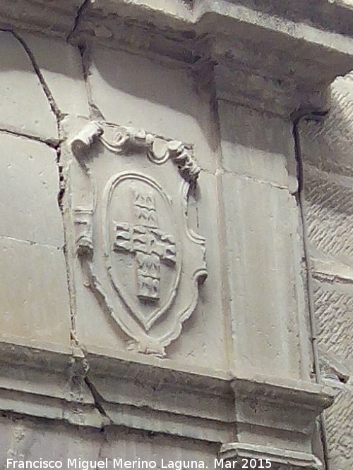 Casa de la Calle Caldern n 7 - Casa de la Calle Caldern n 7. Escudo derecho